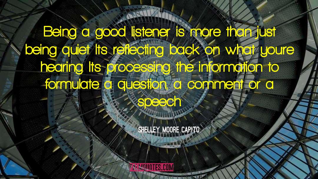 Good Listener quotes by Shelley Moore Capito