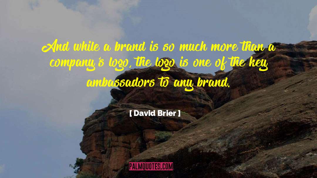 Good Logo Design quotes by David Brier