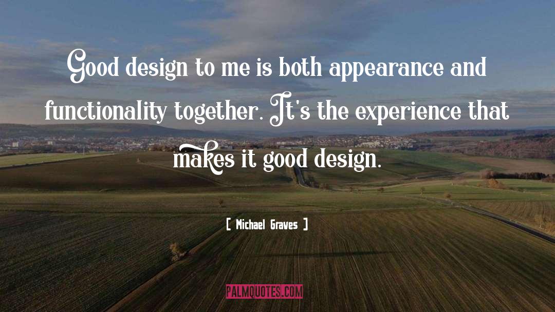 Good Logo Design quotes by Michael Graves