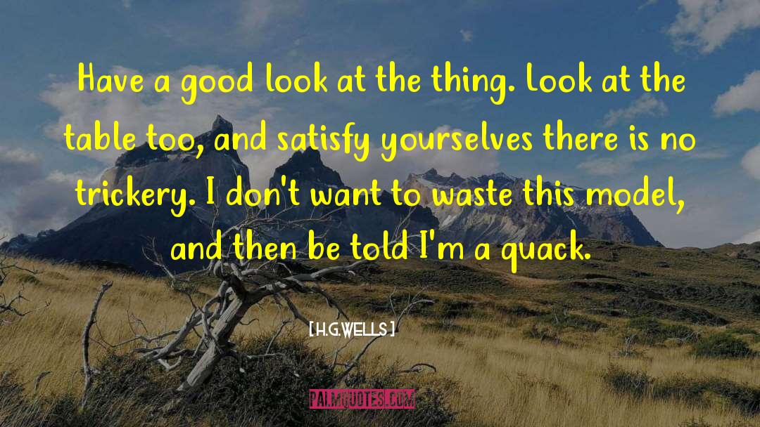 Good Look quotes by H.G.Wells