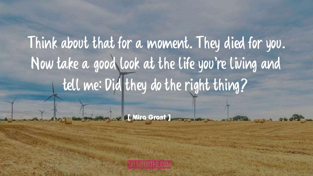 Good Look quotes by Mira Grant