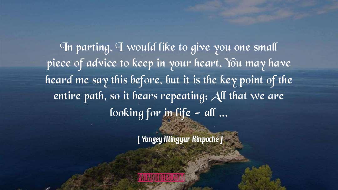 Good Looking Men quotes by Yongey Mingyur Rinpoche