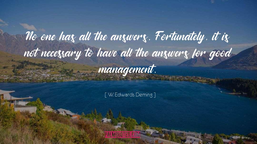 Good Management quotes by W. Edwards Deming