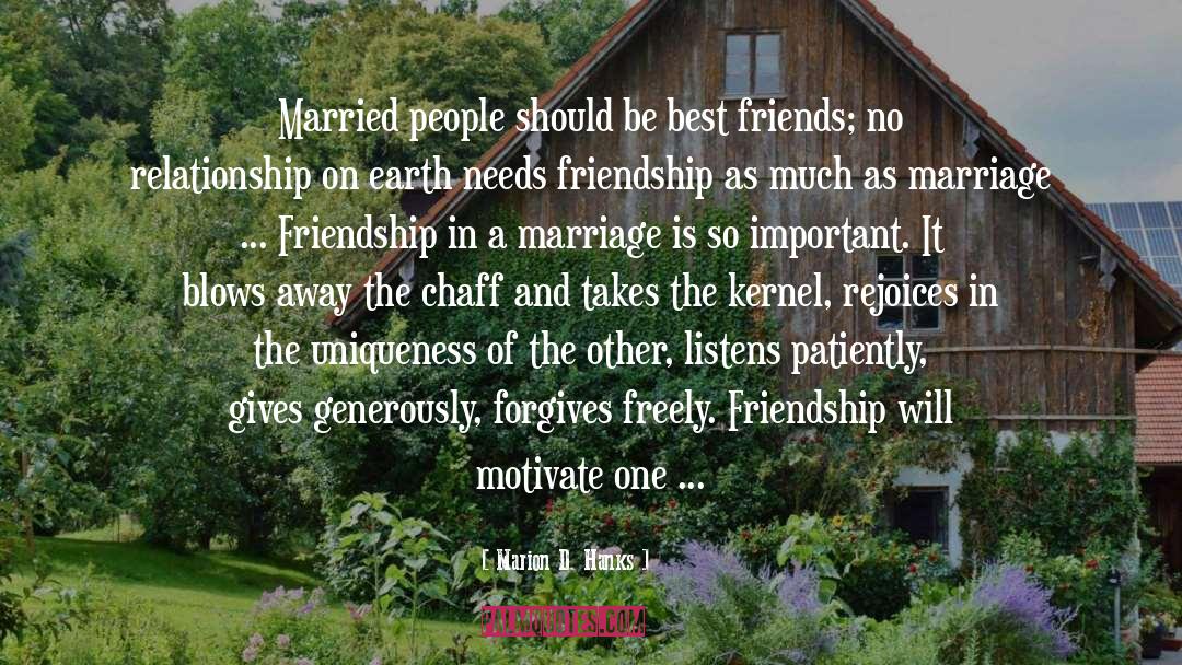 Good Marriage quotes by Marion D. Hanks