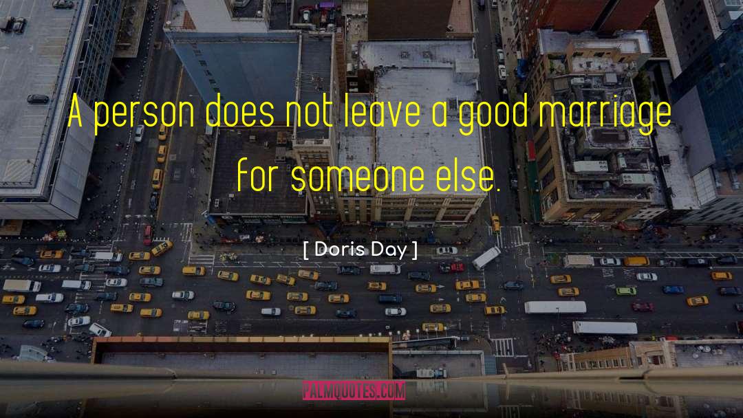 Good Marriage quotes by Doris Day