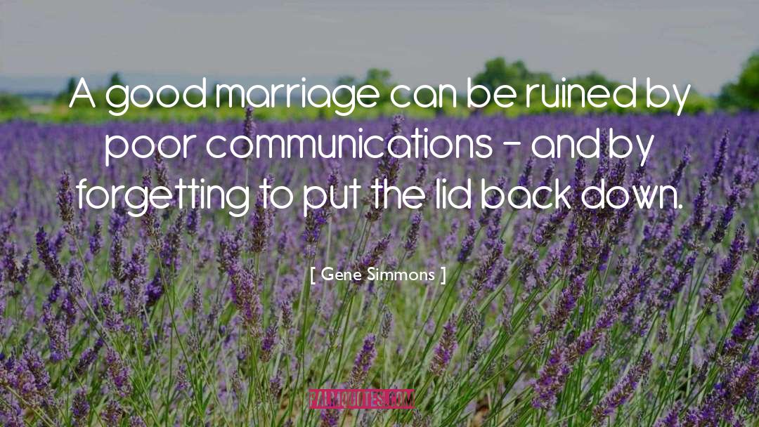 Good Marriage quotes by Gene Simmons