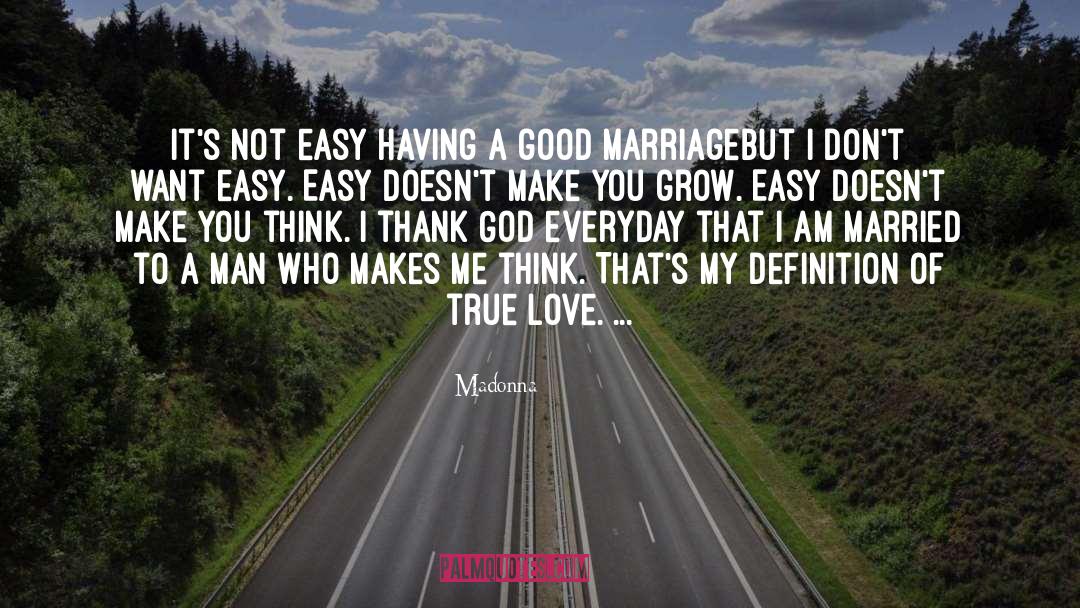 Good Marriage quotes by Madonna