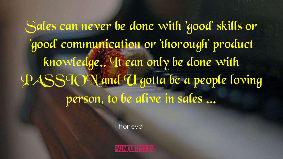 Good Negotiation Skills quotes by Honeya