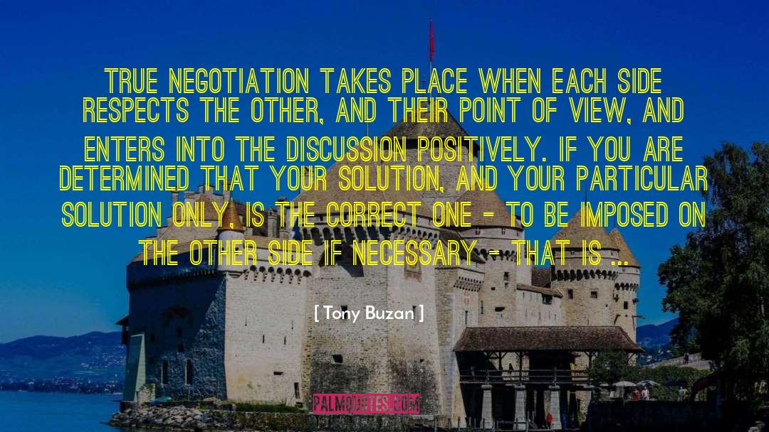 Good Negotiation Skills quotes by Tony Buzan