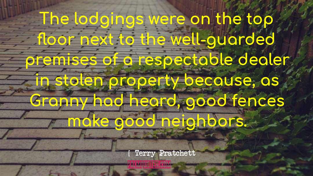 Good Neighbors quotes by Terry Pratchett