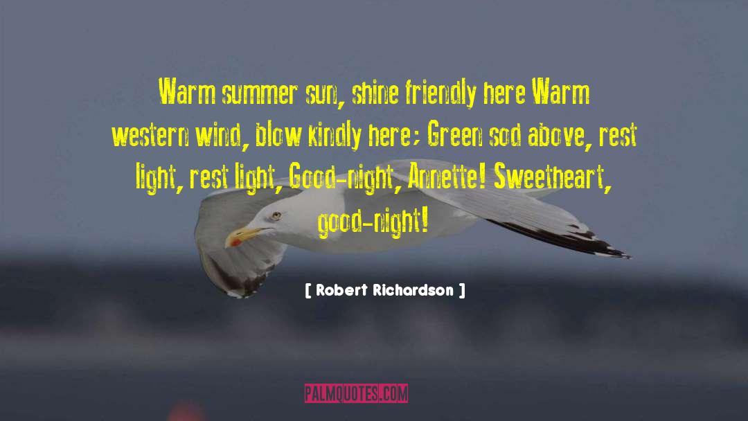 Good Night quotes by Robert Richardson