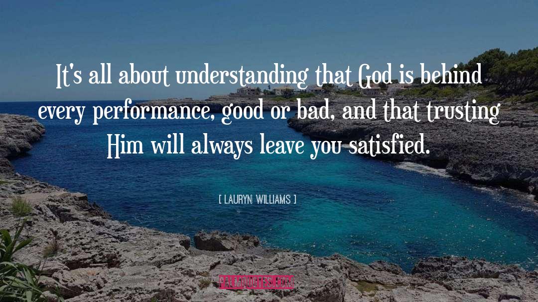 Good Or Bad quotes by Lauryn Williams