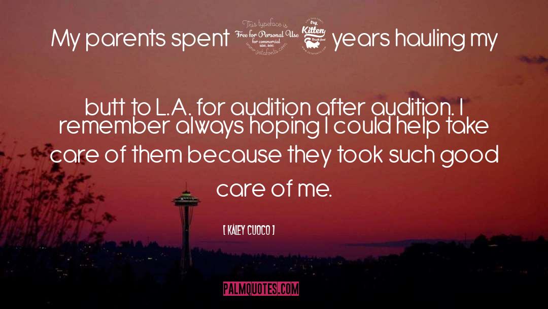 Good Parents quotes by Kaley Cuoco