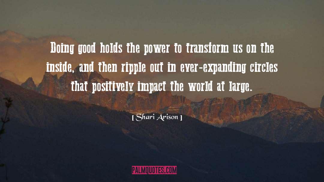 Good Power quotes by Shari Arison