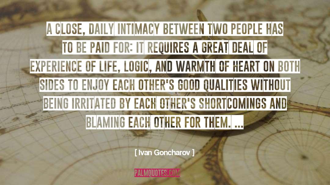 Good Qualities quotes by Ivan Goncharov