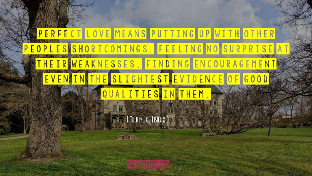 Good Qualities quotes by Therese Of Lisieux