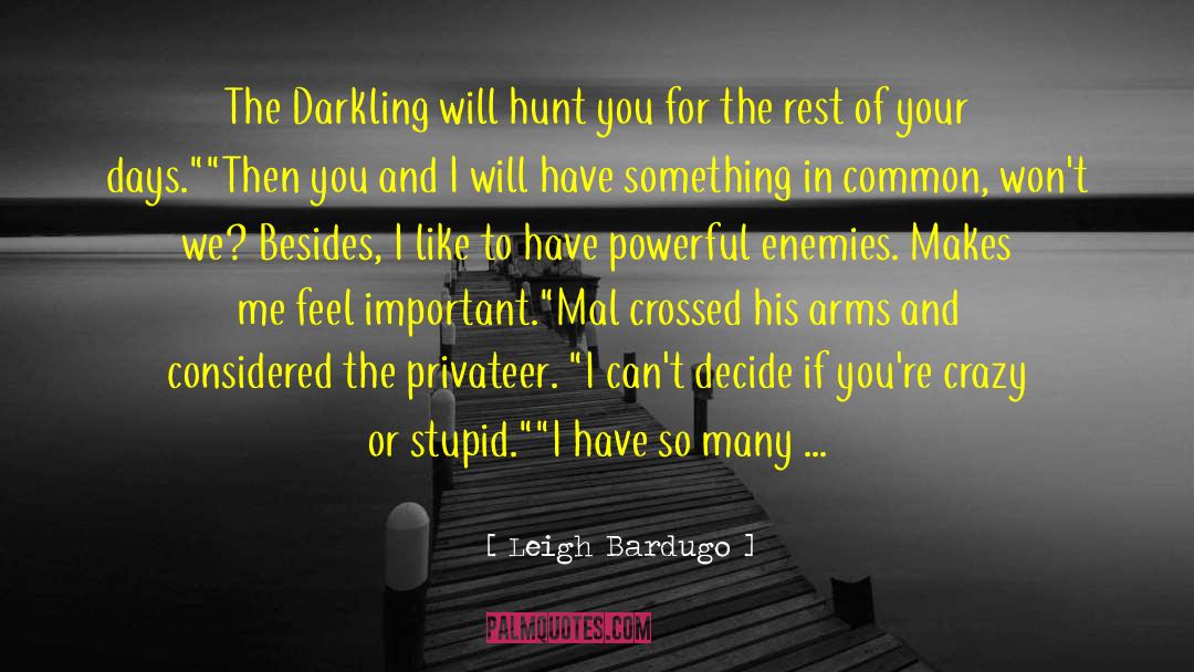 Good Qualities quotes by Leigh Bardugo