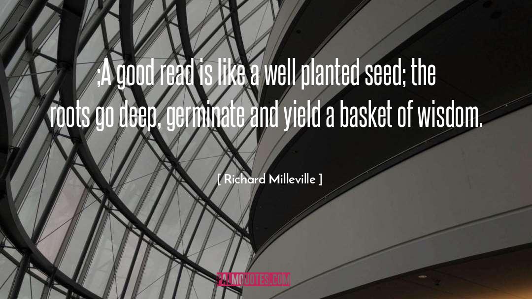 Good Read quotes by Richard Milleville