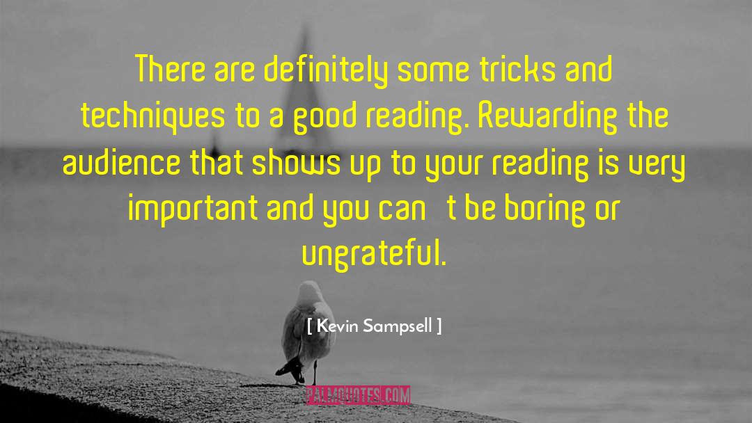 Good Reading quotes by Kevin Sampsell