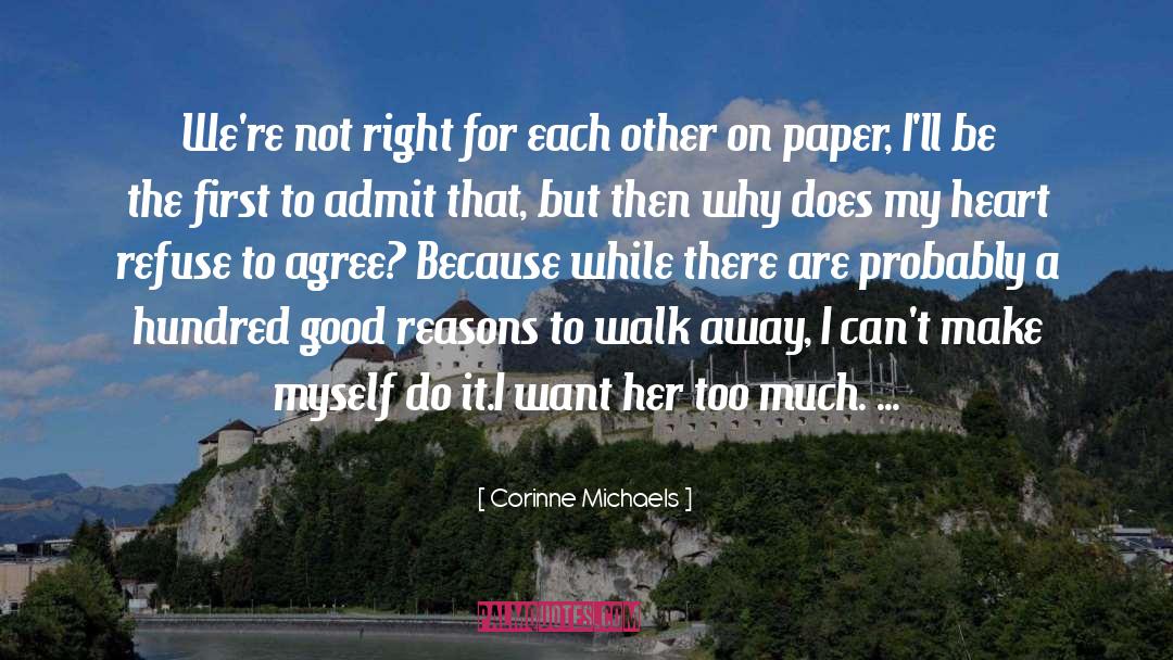 Good Reasons quotes by Corinne Michaels