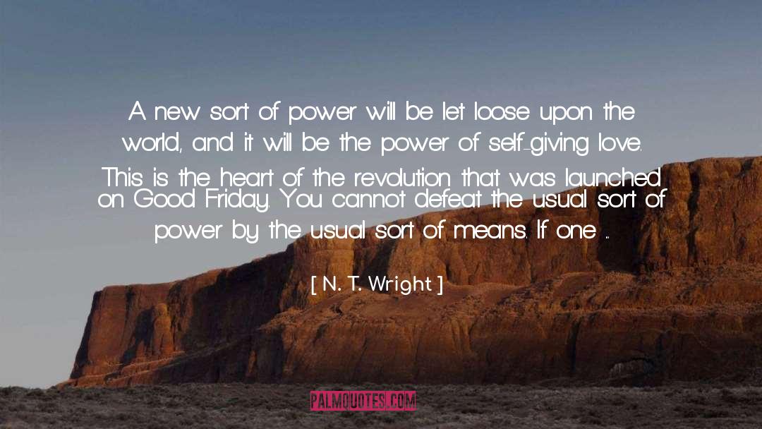 Good Self Love quotes by N. T. Wright