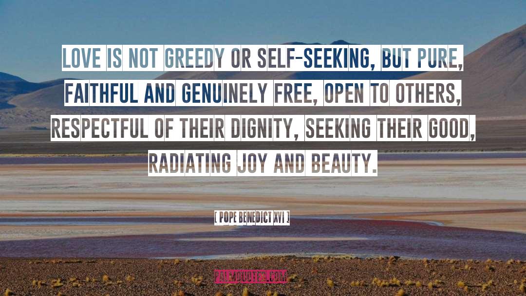 Good Self Love quotes by Pope Benedict XVI