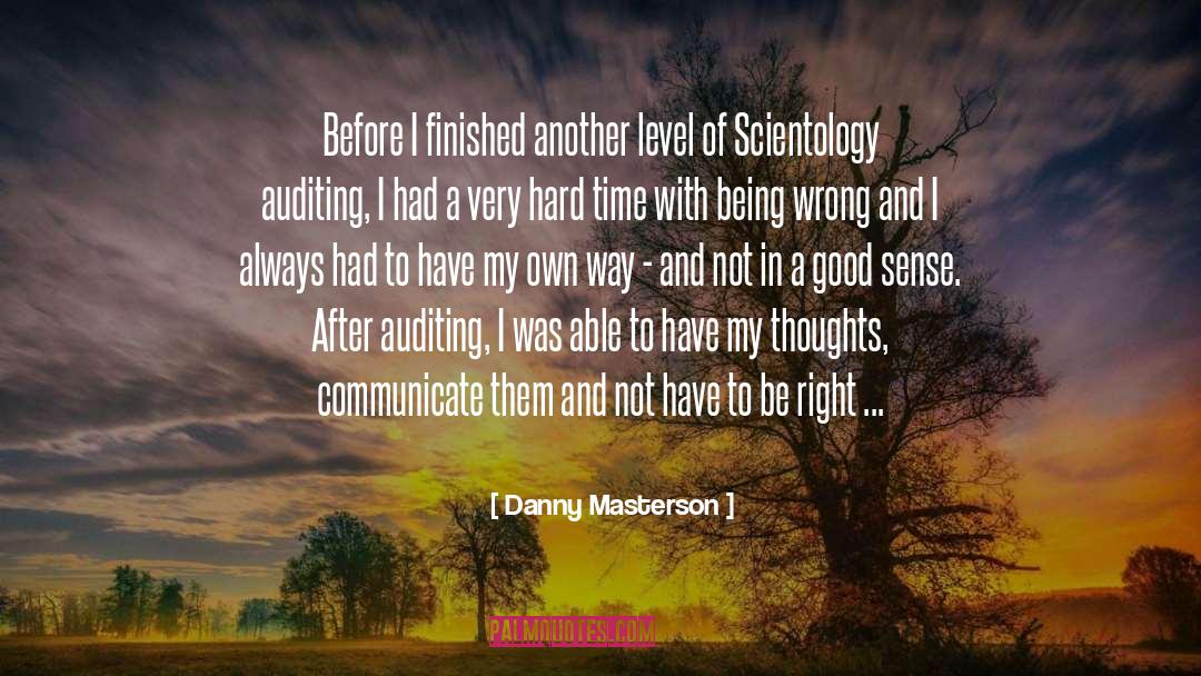 Good Sense quotes by Danny Masterson