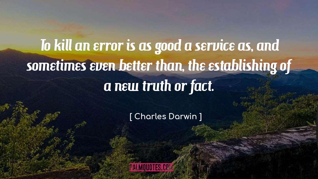 Good Service quotes by Charles Darwin