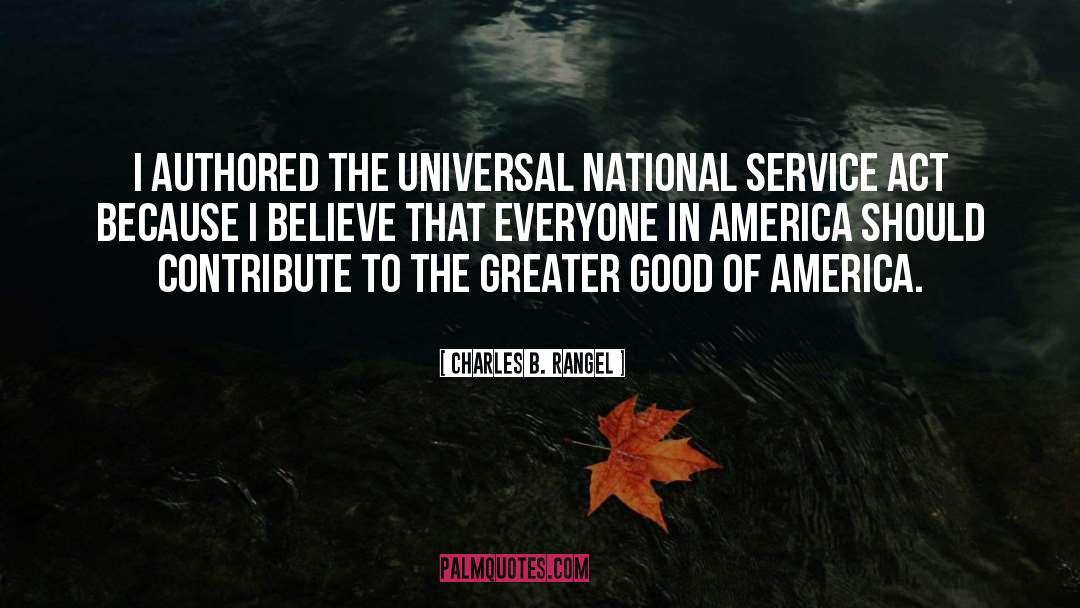 Good Service quotes by Charles B. Rangel