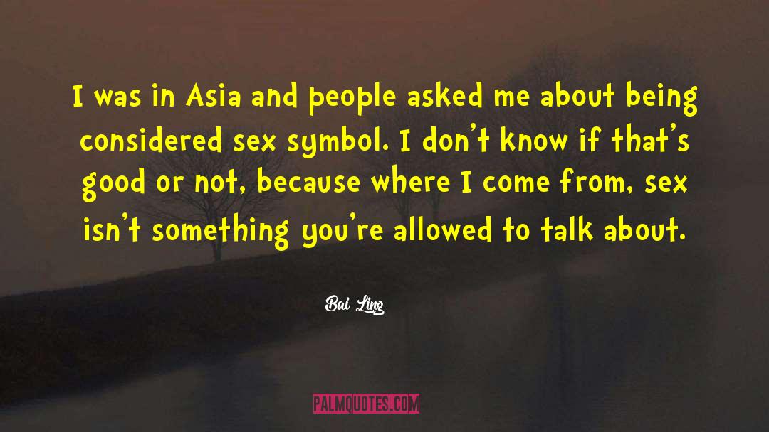 Good Sex quotes by Bai Ling