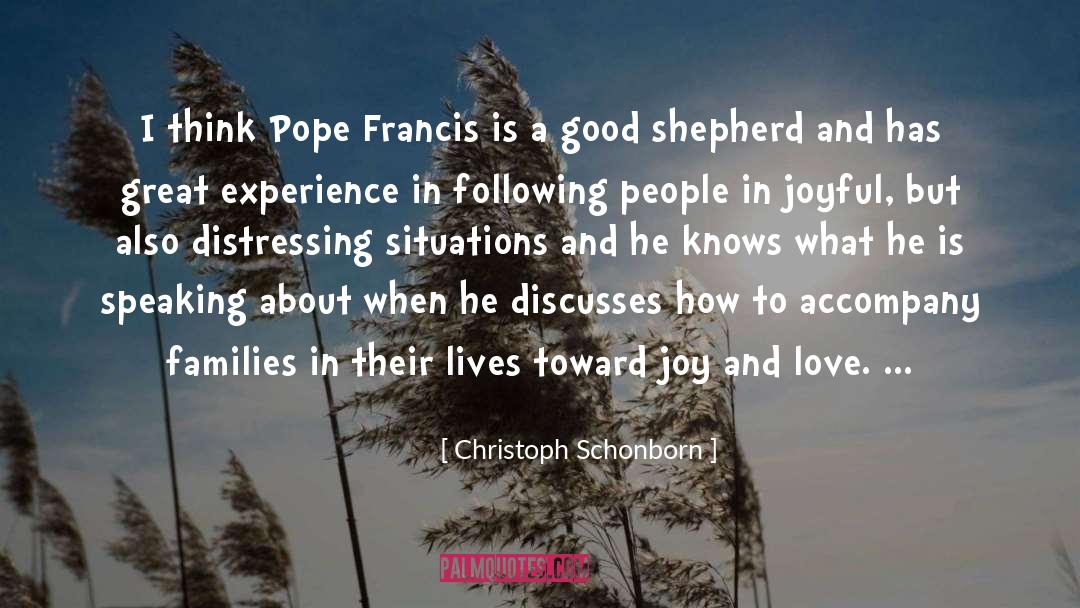Good Shepherd quotes by Christoph Schonborn