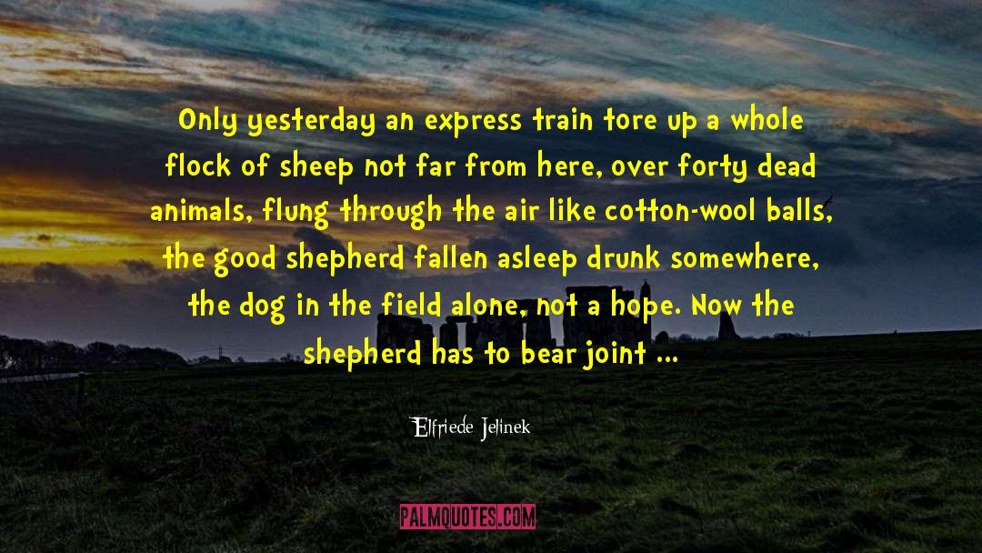 Good Shepherd quotes by Elfriede Jelinek