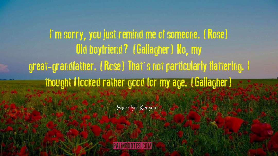 Good Sorry quotes by Sherrilyn Kenyon