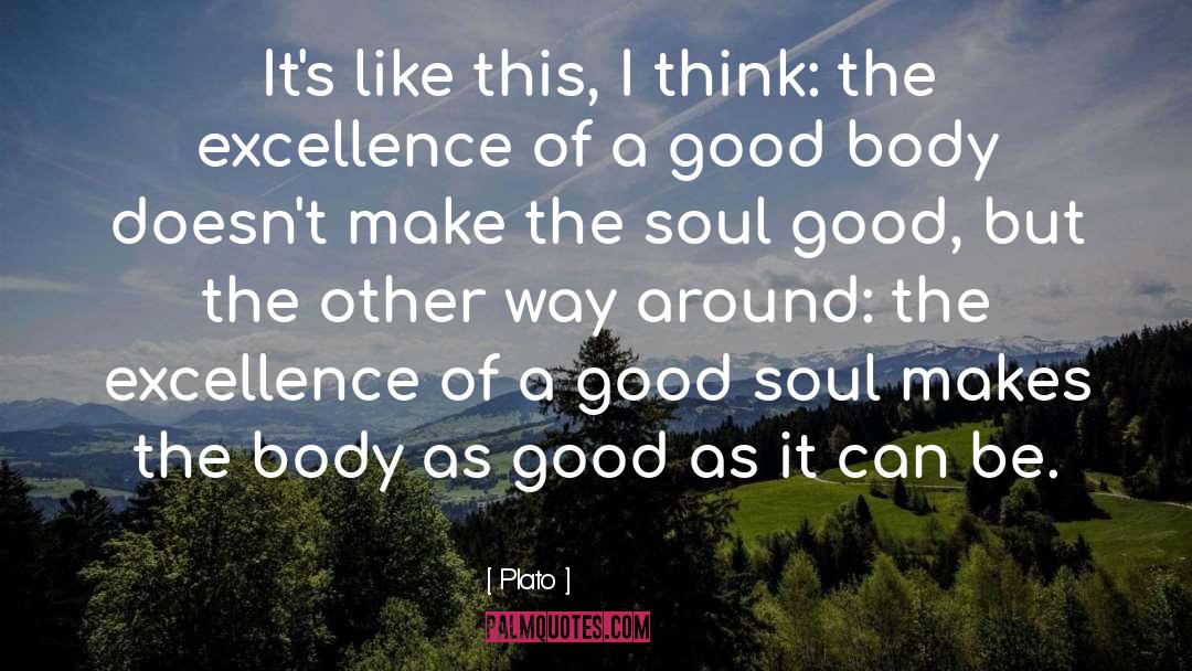 Good Soul quotes by Plato