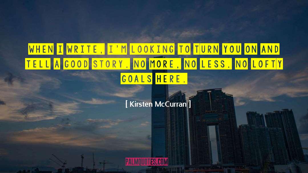 Good Tactics quotes by Kirsten McCurran