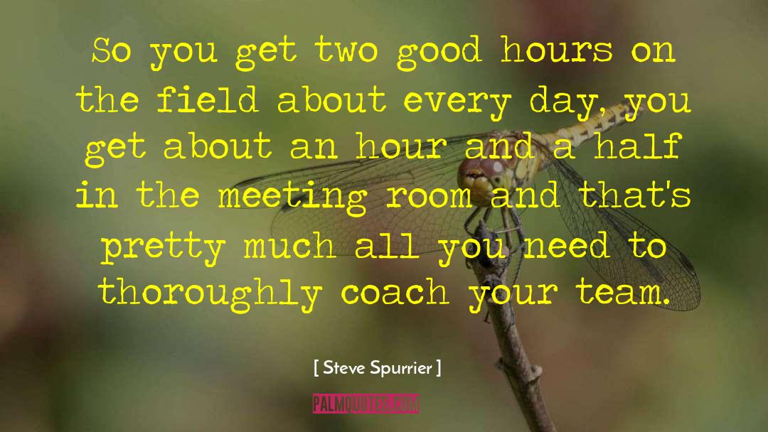 Good Team quotes by Steve Spurrier