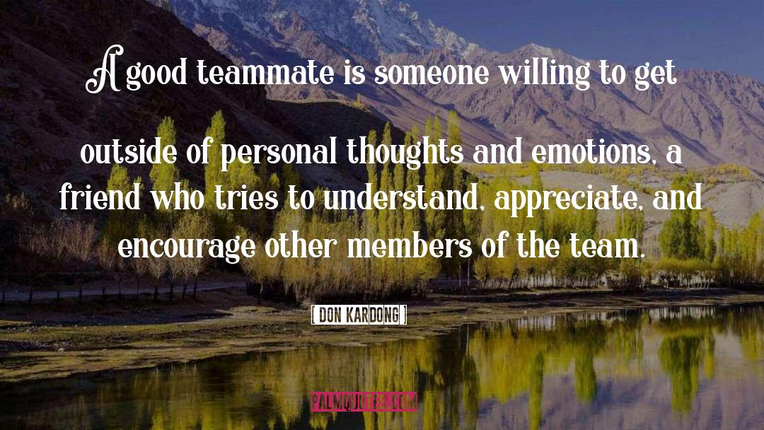 Good Team quotes by Don Kardong
