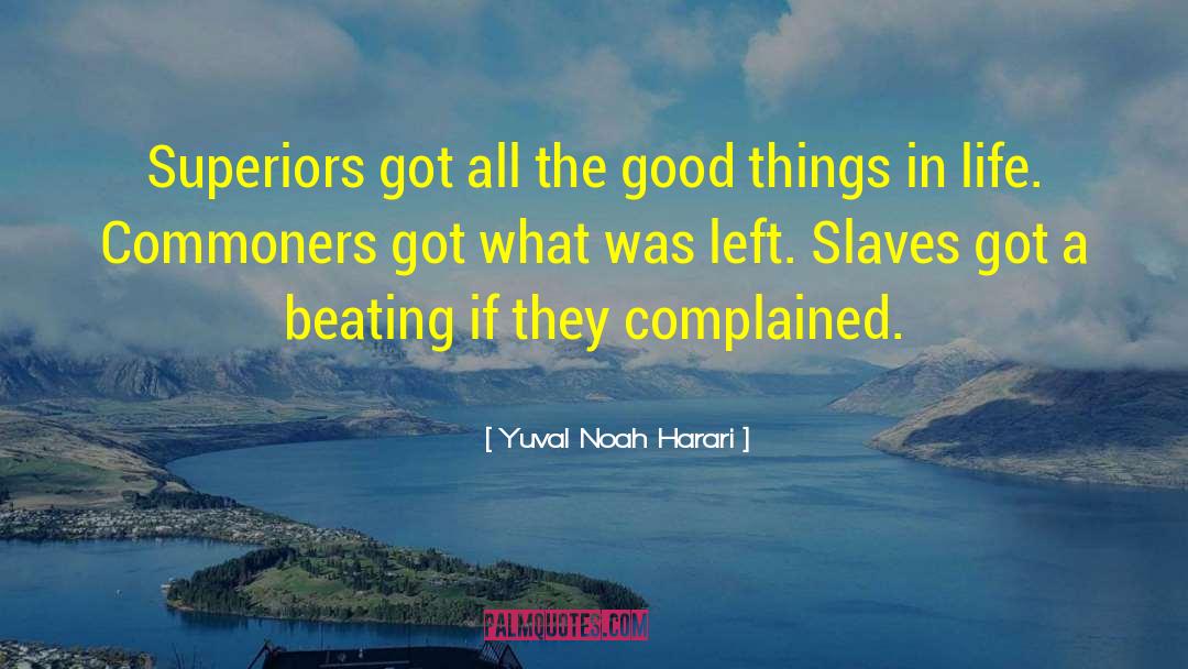 Good Things In Life quotes by Yuval Noah Harari