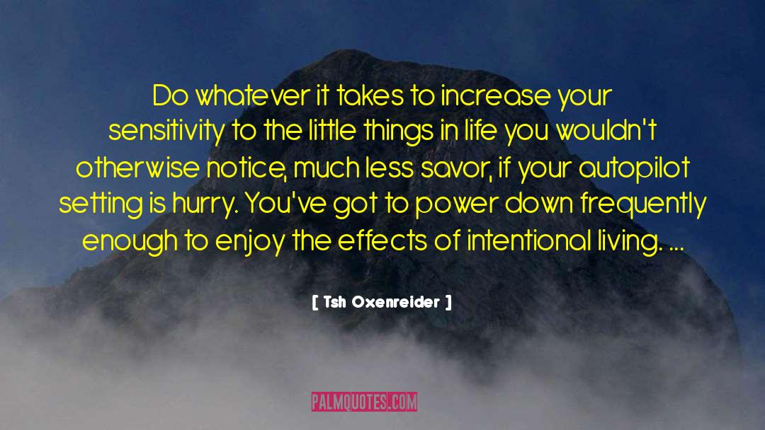 Good Things In Your Life quotes by Tsh Oxenreider
