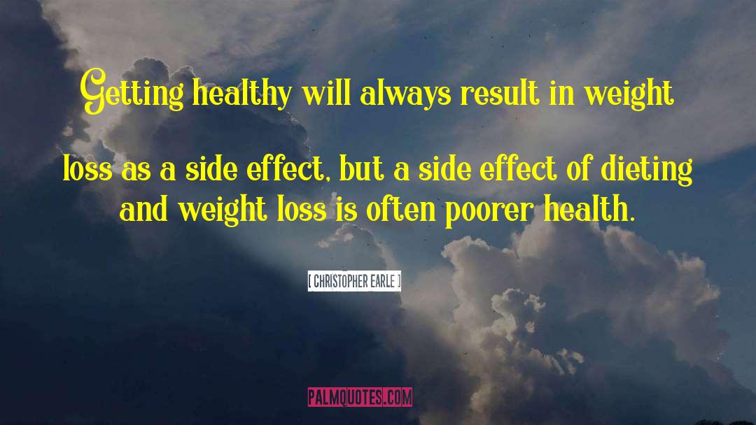 Good Weight Loss Motivation quotes by Christopher Earle