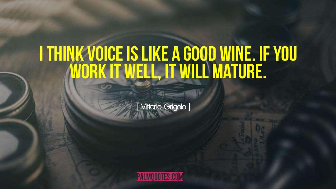 Good Wine quotes by Vittorio Grigolo