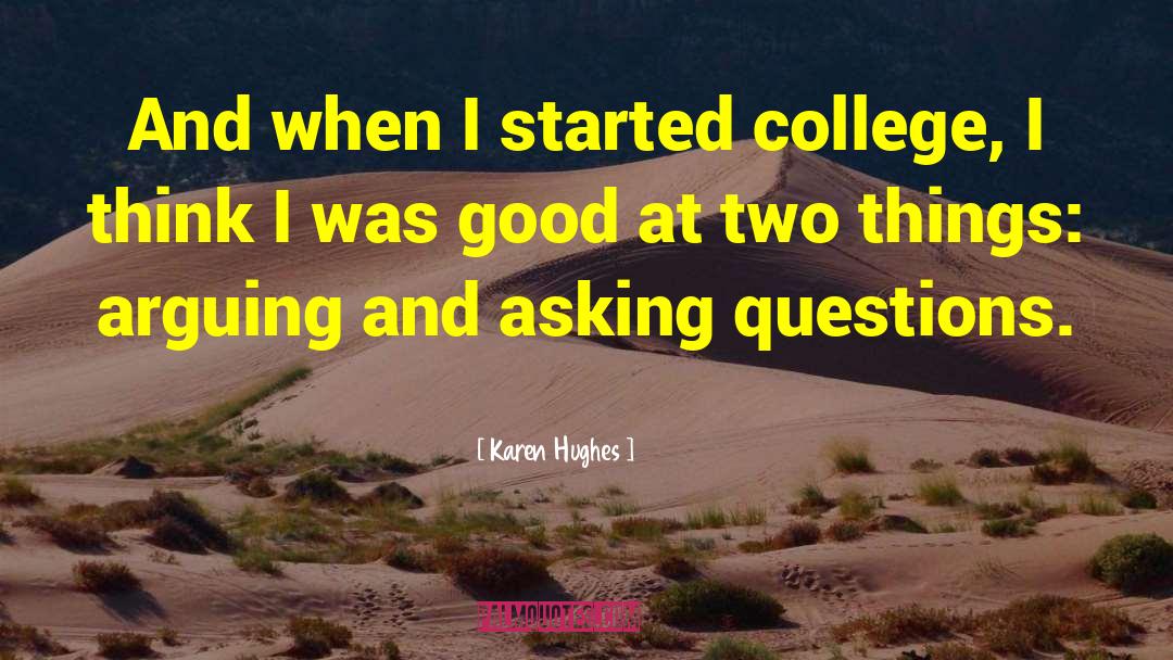 Good Wine quotes by Karen Hughes