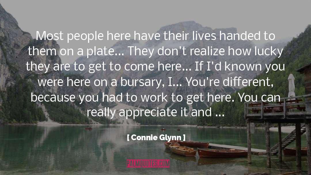 Good Work Ethic quotes by Connie Glynn