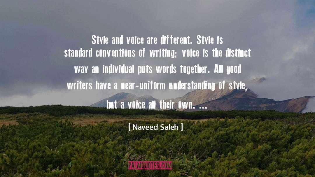 Good Writers quotes by Naveed Saleh