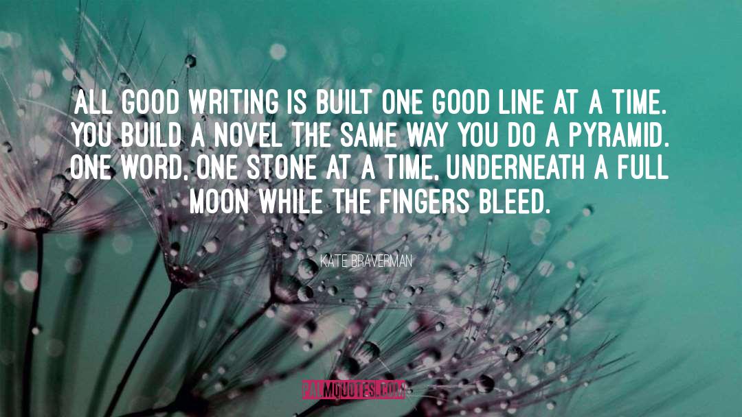 Good Writing quotes by Kate Braverman