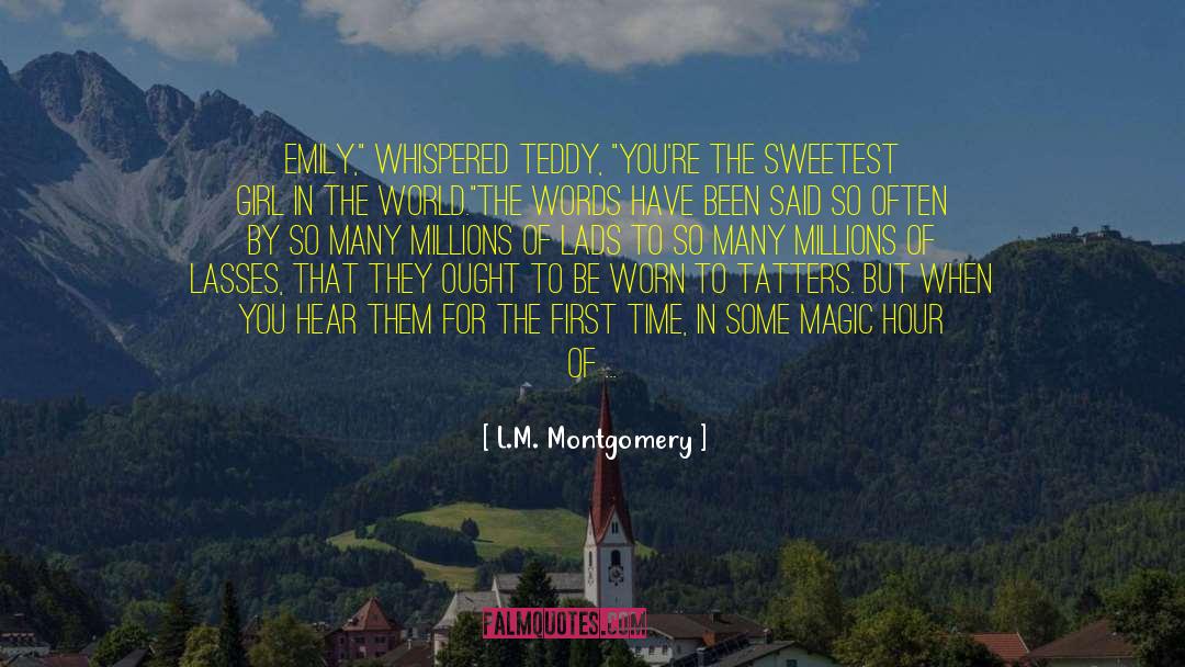 Goodbye Emily quotes by L.M. Montgomery