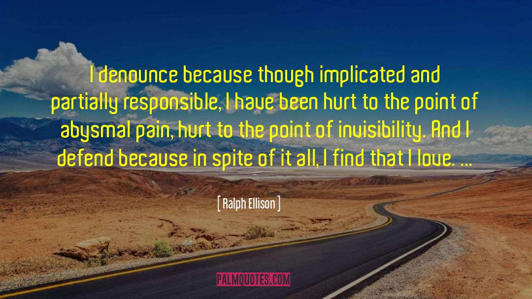 Goodbye Hurt And Pain quotes by Ralph Ellison