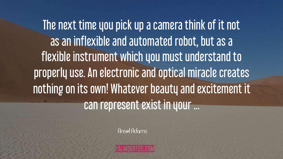 Goodbye In Robot quotes by Ansel Adams