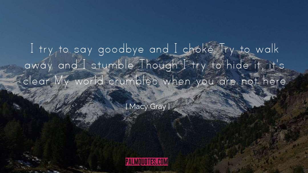 Goodbye Piccadilly quotes by Macy Gray