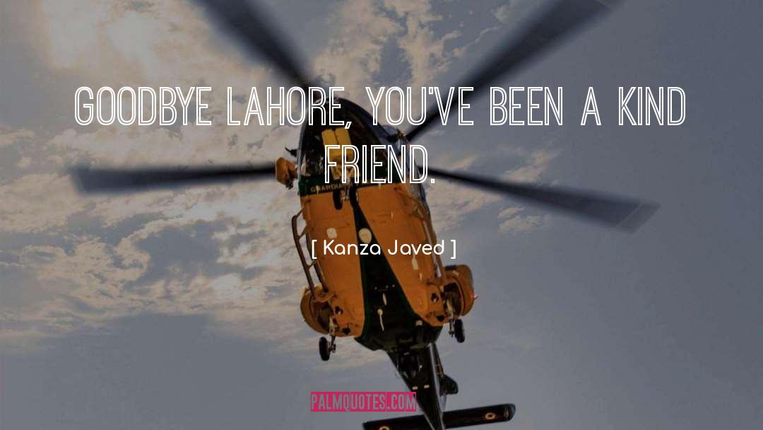 Goodbye quotes by Kanza Javed